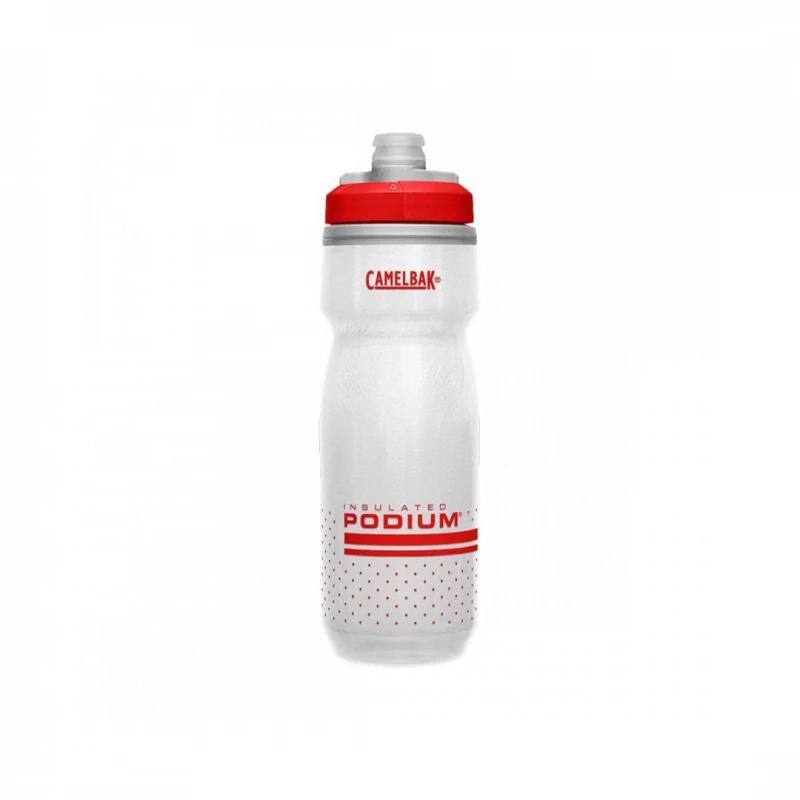Bidón Camelbak Podium Chill 0,6L Blanco Rojo 3 Bidón Camelbak Podium Chill 0,6L Blanco Rojo