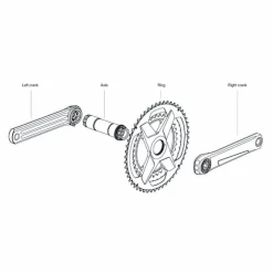 Bielas Carretera Rotor VEGAST Q50/34 DM 10 Bielas Carretera Rotor VEGAST Q50/34 DM -Ciclismo Ventas bielas carretera rotor vegast q5034 dm 3