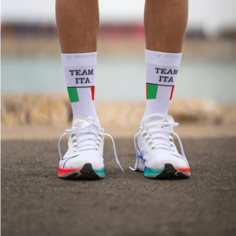 Calcetín Sporcks Team ITA Blanco 4 Calcetín Sporcks Team ITA Blanco - Imagen 2