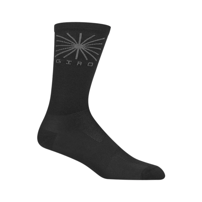 Calcetines Giro Comp Racer High Rise Negro Gris 3 Calcetines Giro Comp Racer High Rise Negro Gris
