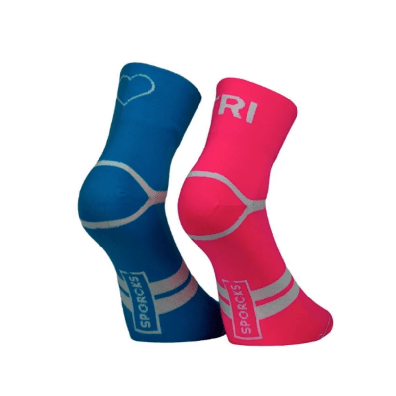 Calcetines Sporcks Six Seconds Azul Rosa 3 Calcetines Sporcks Six Seconds Azul Rosa
