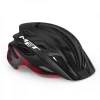 Casco Met Veleno Negro Rojo Mate Brillo -Ciclismo Ventas casco met veleno negro rojo mate brillo