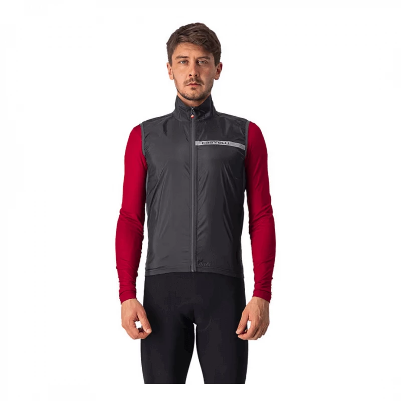 Chaleco Cortavientos Castelli Squadra Stretch Negro 3 Chaleco Cortavientos Castelli Squadra Stretch Negro