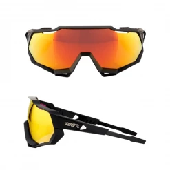 Gafas 100% Speedtrap Soft Tact Negro - Hiper Rojo Multilayer Lente Mirror -Ciclismo Ventas gafas 100 speedtrap soft tact negro hiper rojo multilayer lente mirror 1