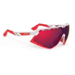 Gafas Rudy Project Defender Blanco Rojo Lente RP Optics Multilaser Rojo
