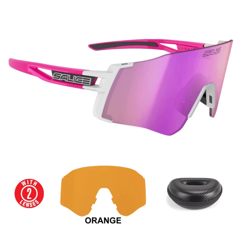 Gafas Salice 026 Blancas Con Lentes RW Rosa 4 Gafas Salice 026 Blancas Con Lentes RW Rosa - Imagen 2