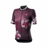 Maillot Castelli Primavera Manga Corta Rojo Oscuro Negro Mujer -Ciclismo Ventas maillot castelli primavera manga corta rojo oscuro negro mujer