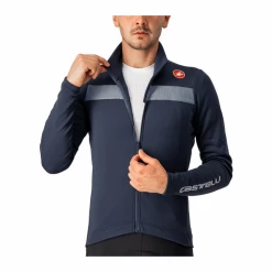 Maillot Castelli Puro 3 FZ Manga Larga Azul -Ciclismo Ventas maillot castelli puro 3 fz manga larga azul 3
