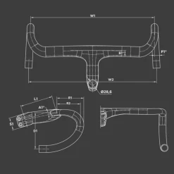 Manillar Black Inc Con Potencia Carbono 14 Manillar Black Inc Con Potencia Carbono -Ciclismo Ventas manillar black inc con potencia carbono 5