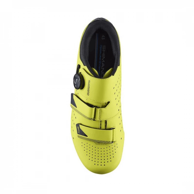 Zapatillas Shimano RP4 Road Amarillo Negro 4 Zapatillas Shimano RP4 Road Amarillo Negro - Imagen 2