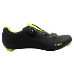 Zapatillas Fizik Tempo R5 Overcurve Negro Amarillo Fluor