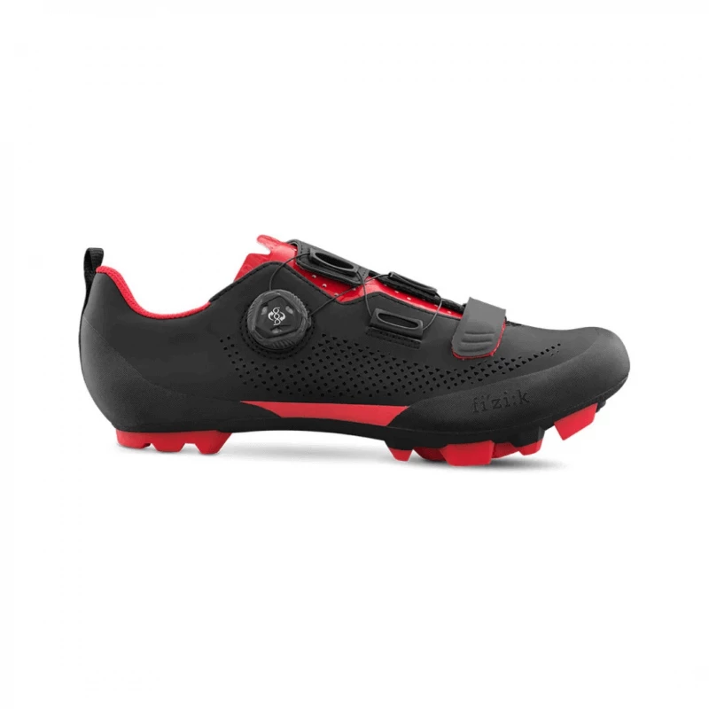 Zapatillas Fizik Terra X5 MTB Negro Rojo 3 Zapatillas Fizik Terra X5 MTB Negro Rojo